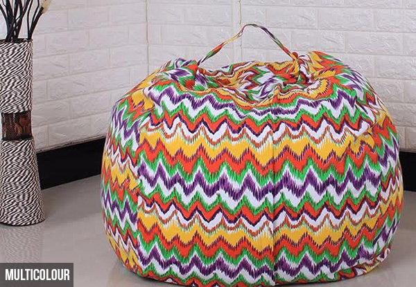 Stuffable Storage Bean Bag - Three Sizes & 10 Designs Available