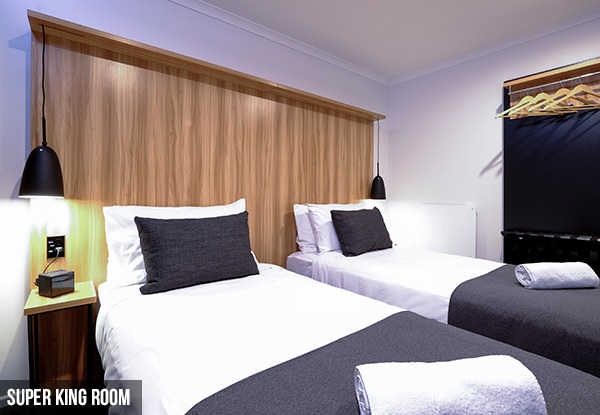 One-Night Stay for Two in a Queen Room at the Ultra-Modern Haka Hotel Newmarket incl. Unlimited Wifi, Free Gym Access at Les Mills & More - Options for a Super King Room or a Queen Studio Suite
