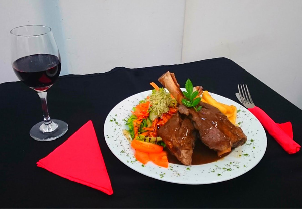 $30 for Two Tender Lamb Shank Mains or $39 to incl. Two Glasses of Wine (value up to $78)