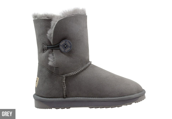 Comfort Me Unisex 'Koala' Australian Made Memory Foam 3/4 Button UGG Boots incl. Complimentary UGG Protector - Five Colours Available