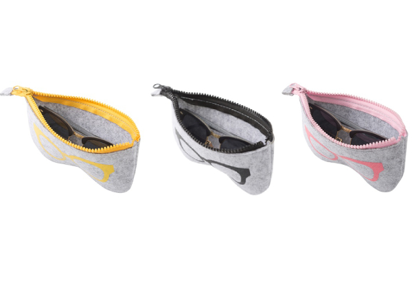 Multi-Functional Glasses Zipper Bag - Three Colours Available with Free Delivery