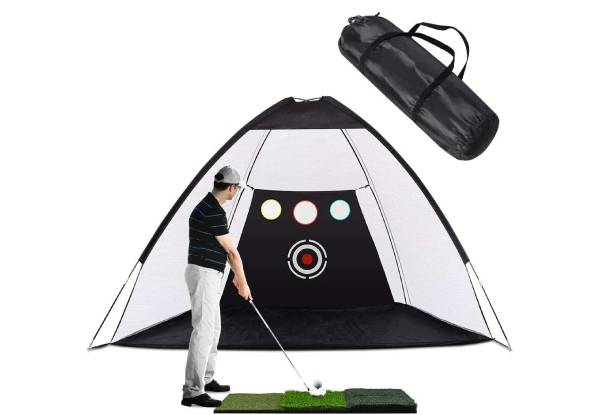 Collection Target Image Golf Hitting Net Set • GrabOne NZ