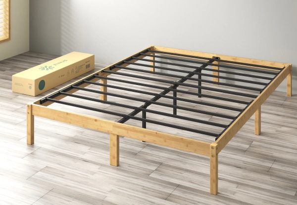 Zinus Bamboo Bed Base - Four Sizes Available