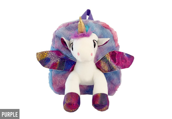 Adorable Unicorn Backpack - Four Colours Available