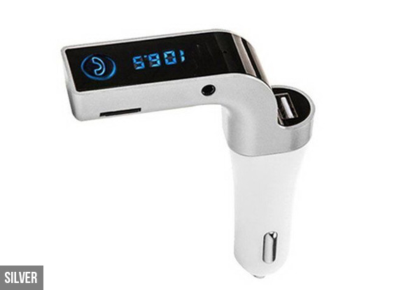 FM Transmitter USB MP3 Player Charger Modulator Radio Handsfree Car Kit - Four Colours Available