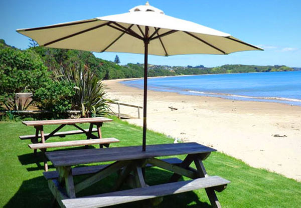 Two-Night Coopers Beach Waterfront Stay for Two People incl. Late Checkout – Options for Three or Five Nights