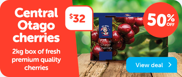 2kg Box of Fresh Central Otago Cherries Delivered to Your Door