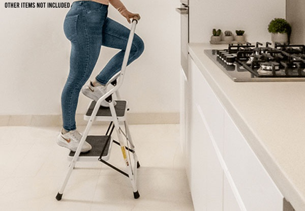 Two Step Folding Safety Ladder