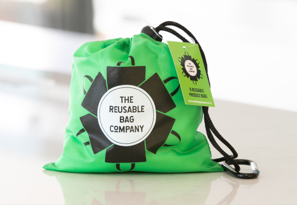 Six Reusable Produce Bags