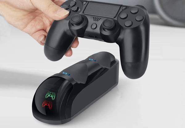 USB Charging Station Dock Compatible with PS4 Controller