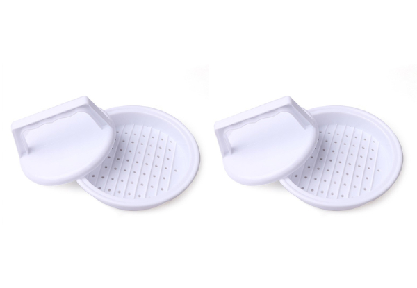 Two-Pack of Burger Patty Press Moulds - Option for Four Available with Free Delivery