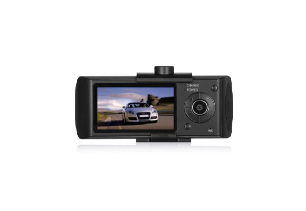 Vehicle Video Recorder with G-Sensor Dual Lens Camera
