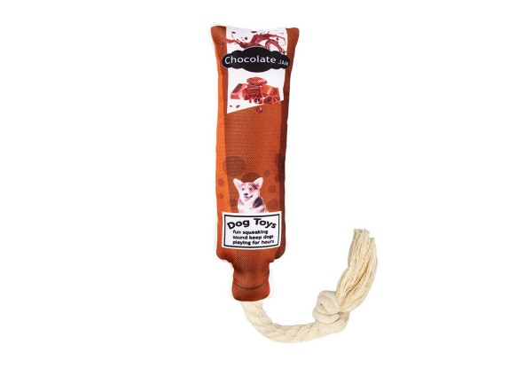 Four-Pack Pet Condiment Packet Chew Toys