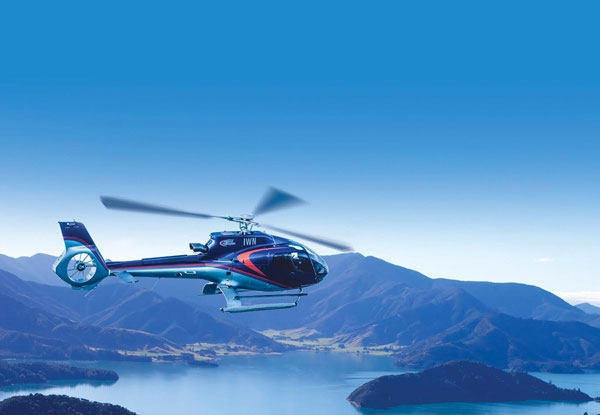 Scenic Helicopter Flight Package for Two incl. Any Brunch Meal & Glass of Champagne at Dockside & Wellington Helicopter's Scenic Flight around Wellington - Valid Weekends with Options for up to Six People