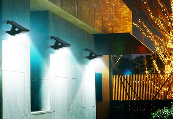 45-LED Outdoor Clip Motion Sensor Light - Available in Two Colours & Option for Two-Pack