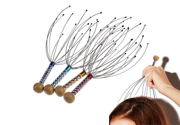 Three-Pack of Flexible Head Massagers - Option for Six-Pack