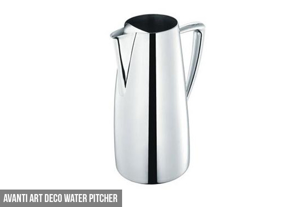 Avanti Water Pitcher Range - Four Styles  Available