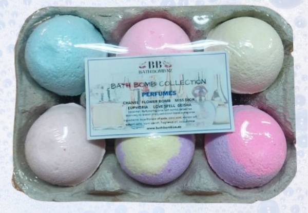 Six Handmade Baby Bath Bombs - Four Options Available & Option for Two-Pack