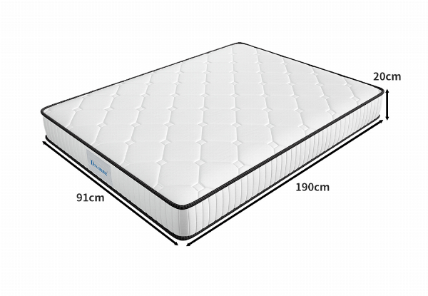 Dreamz Tight Top Spring Mattress - Two Options Available