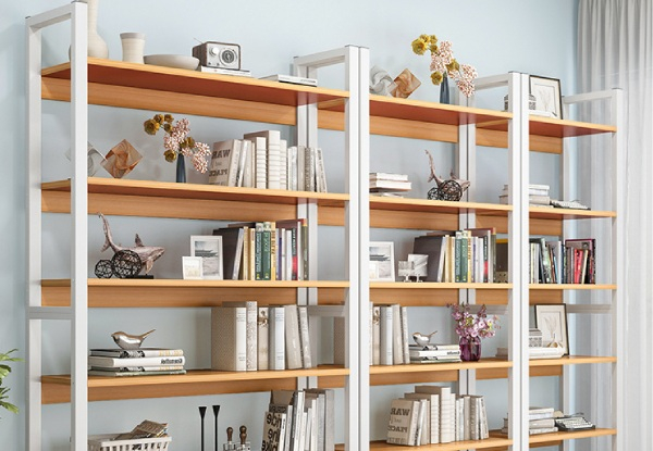 Simplistic Five-Tier Storage Shelf