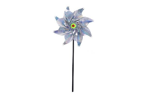 10-Pack Reflective Pinwheels with Stakes