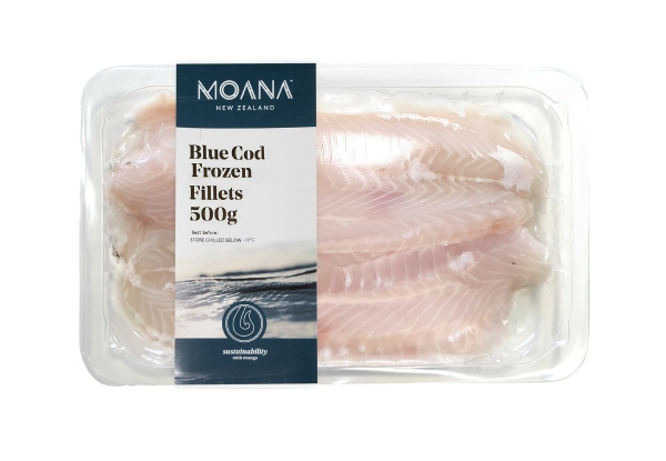 Premium Export Quality Seafood Pack incl. Frozen Tarakihi Fillet, Chatham Island Blue Cod Fillet & Snapper Fillet