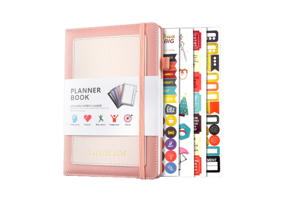 A5 Weekly Monthly Planner Book - Available in Three Colours & Option for Two-Pack