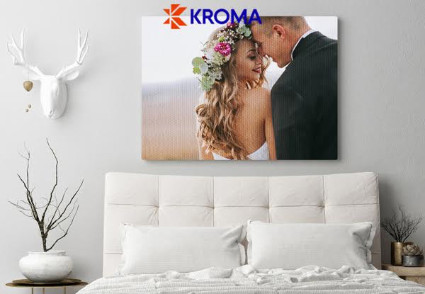 40 x 50cm Large Personalised Canvas Print - Larger Options Available & Pick-Up or Delivery