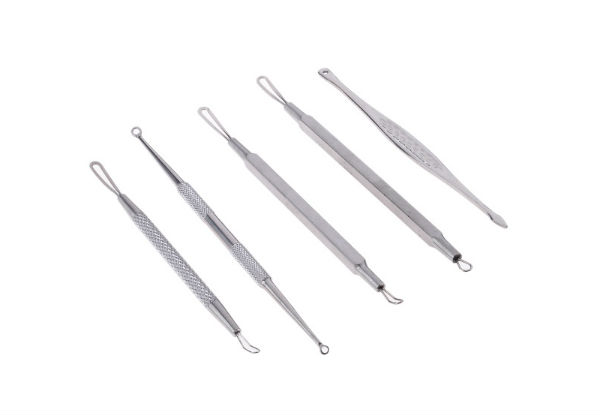 Five-Piece Blackhead Remover Kit - Option for Seven-Piece Kit Available