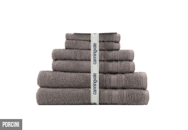 Canningvale Six-Piece Suprema Towel Set - Four Colours Available with Free Delivery