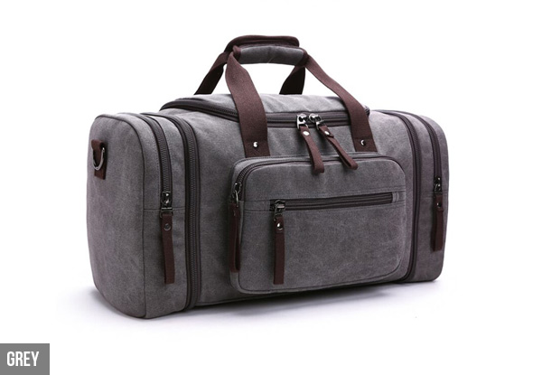 Canvas Duffle Bag - Five Colours Available