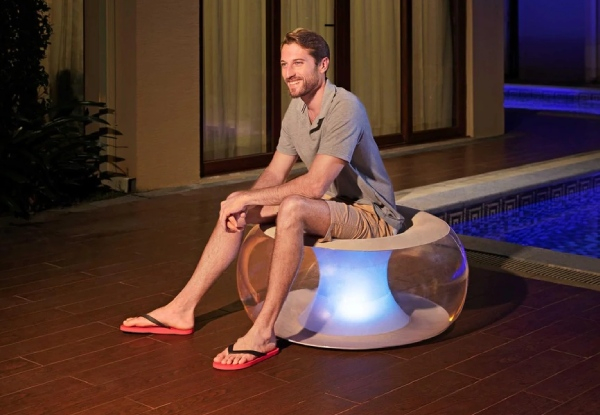 Inflatable LED Light Up Chair