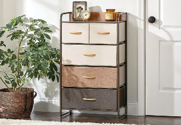 Five-Drawer Chest Tallboy - Option for Seven-Drawer