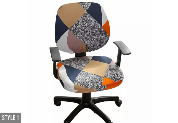 Stretchable Office Chair Slipcover Protector - Available in Four Styles