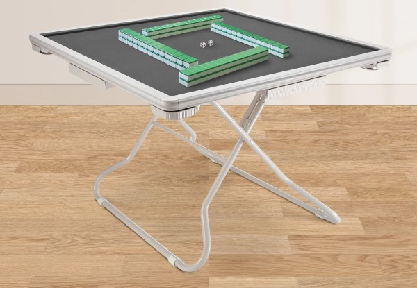 Portable Mahjong Poker Game Table - Two Colours Available