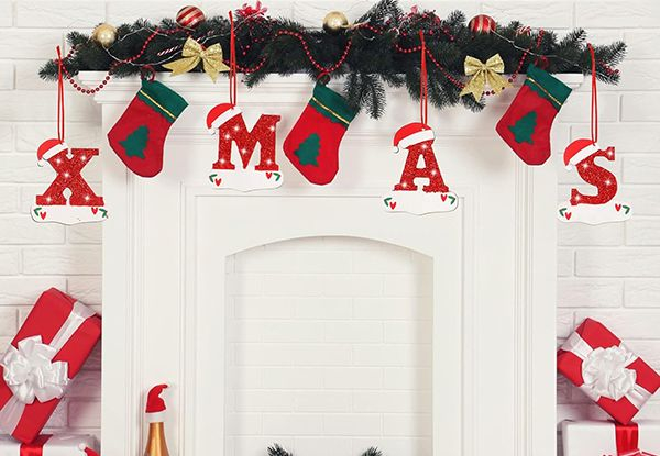 Personalized Letters DIY Christmas Ornament - 26 Options Available