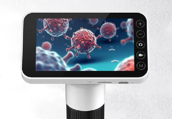 4-Inch LCD Display Digital Microscope Magnifier Camera with Stand