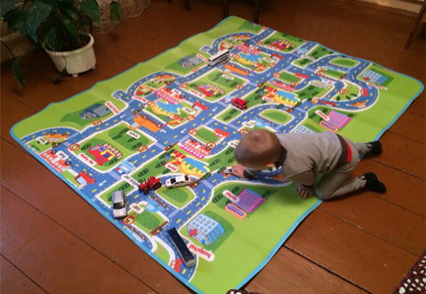 City Road Carpet Playmat for Children - Two Sizes Available