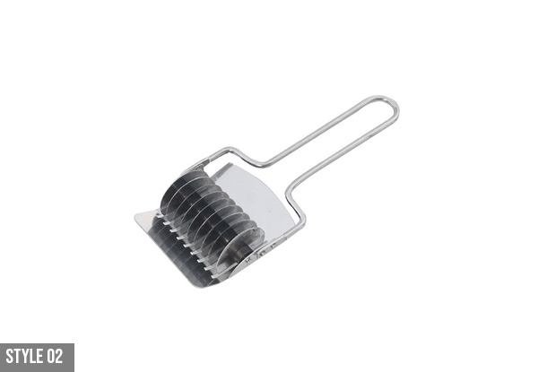 Stainless Steel Pasta Cutter - Option for Both with Two Styles & Free Delivery Available