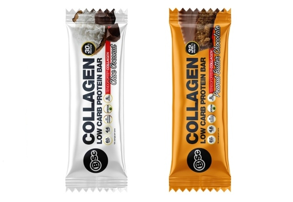 12-Pack of Collagen Protein Bars - Two Flavours Available