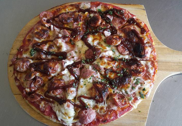 Any Two Burgers or Pizzas at Poroti Tavern for Two People - Option for Four People