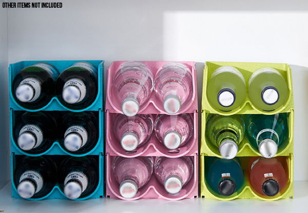 Refrigerator Drink Storage Box - Three Colours Available & Option for Two-Pack