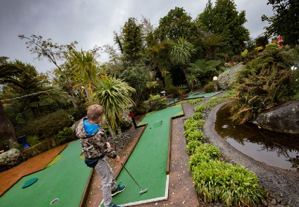 One Round of Mini-Golf with Rabbits for One - Options for up to Six People or Family Pass Available - Day or Night