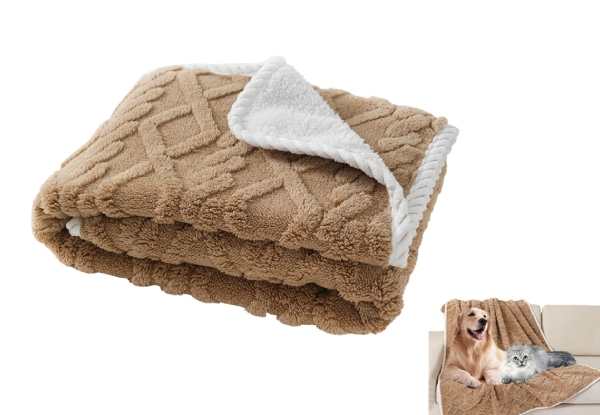 Water-Resistant Dog Blankets - Available in Three Colours & Options for Two-Pack
