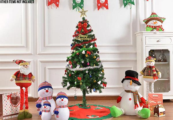 1.5-Meter Artificial Christmas Tree incl. 118 Ornaments & Stand