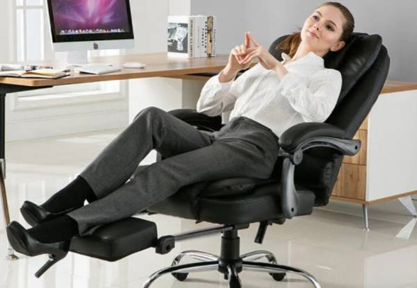 Office Executive Chair with Foot Rest