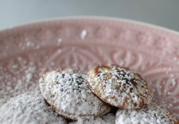 19 Poffertjes (Little Dutch Pancakes) incl. Two Organic Coffees or Teas - Dine In or Takeaway