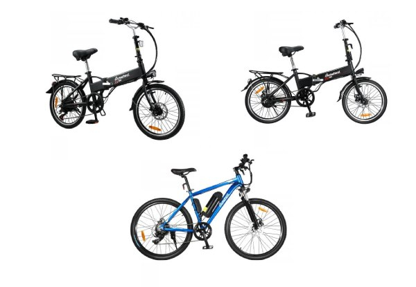 Folding E-Bike Range - Two Styles Available & Option for Mountain E-Bike