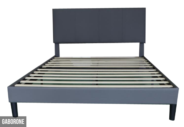 Grey Queen Bed Frame with Headboard - Two Styles Available