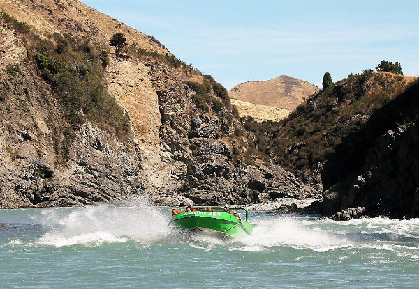 Amuri Jetboat Adventure Hanmer Springs Canyon Experience for an Adult - Option for a Child